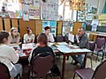 На занятии К.С.Жилина изучаем вожатскую документацию
